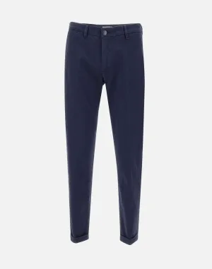 Mucha Men's Navy Cotton Trousers