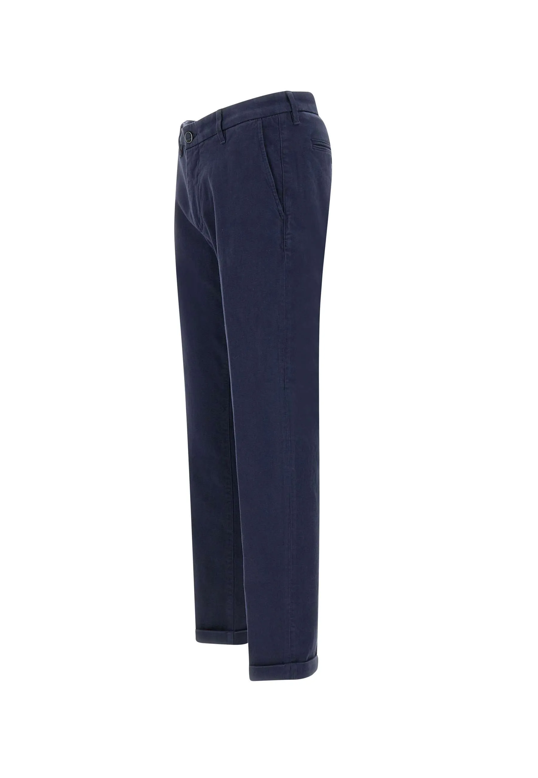 Mucha Men's Navy Cotton Trousers