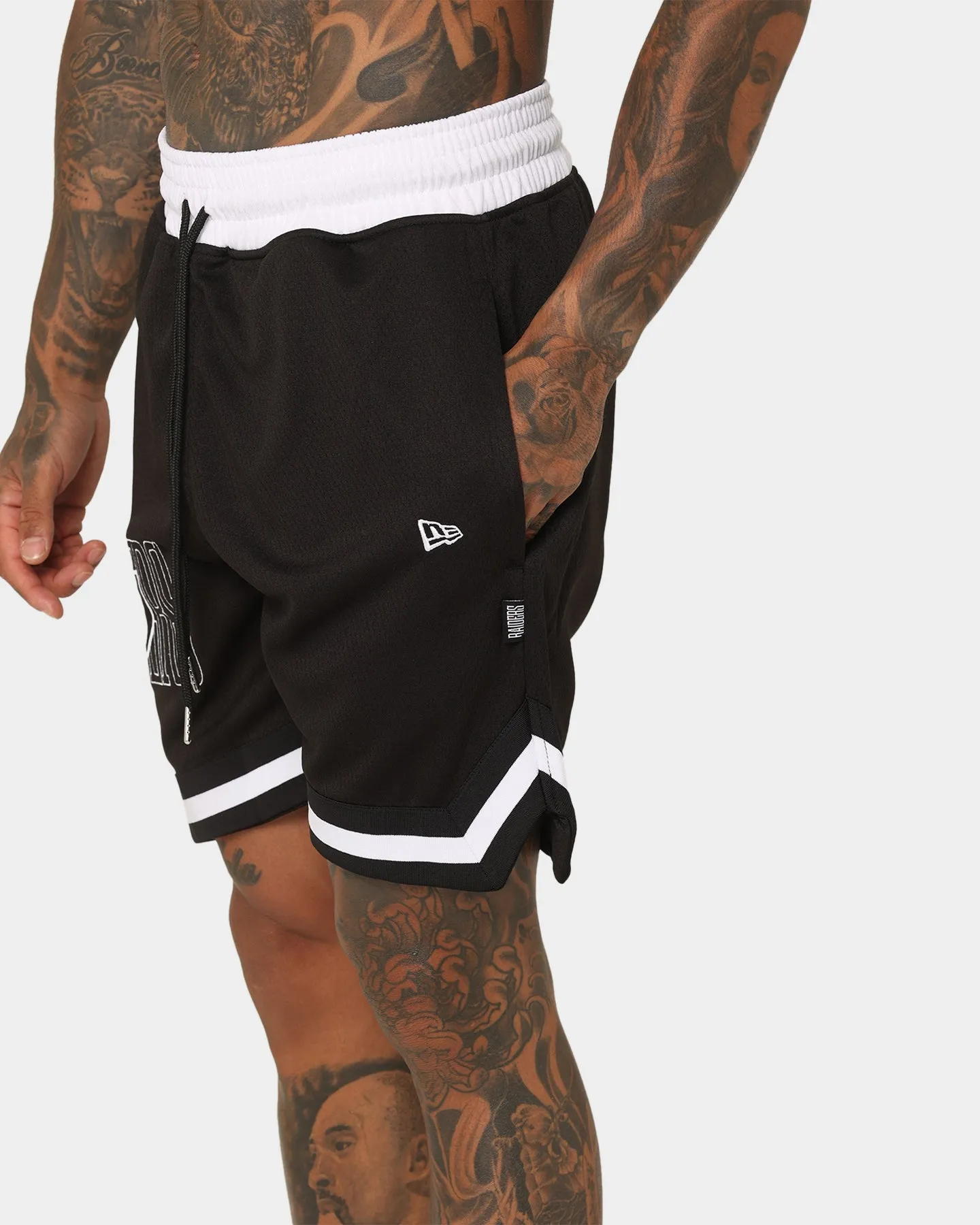 New Era Las Vegas Raiders Mesh Shorts Black