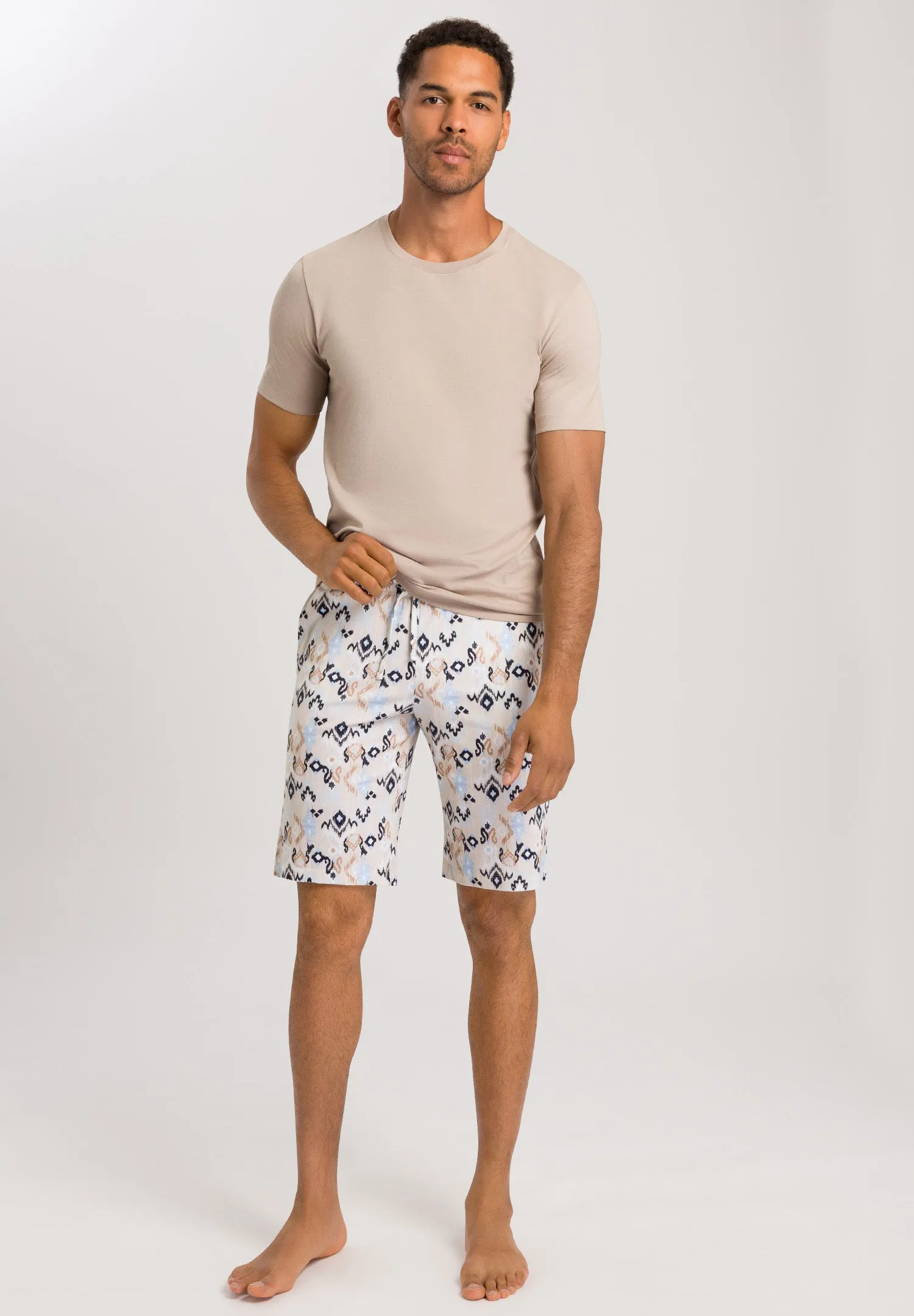 Night And Day Cotton Drawstring Shorts | Gradient Print 75513-1253