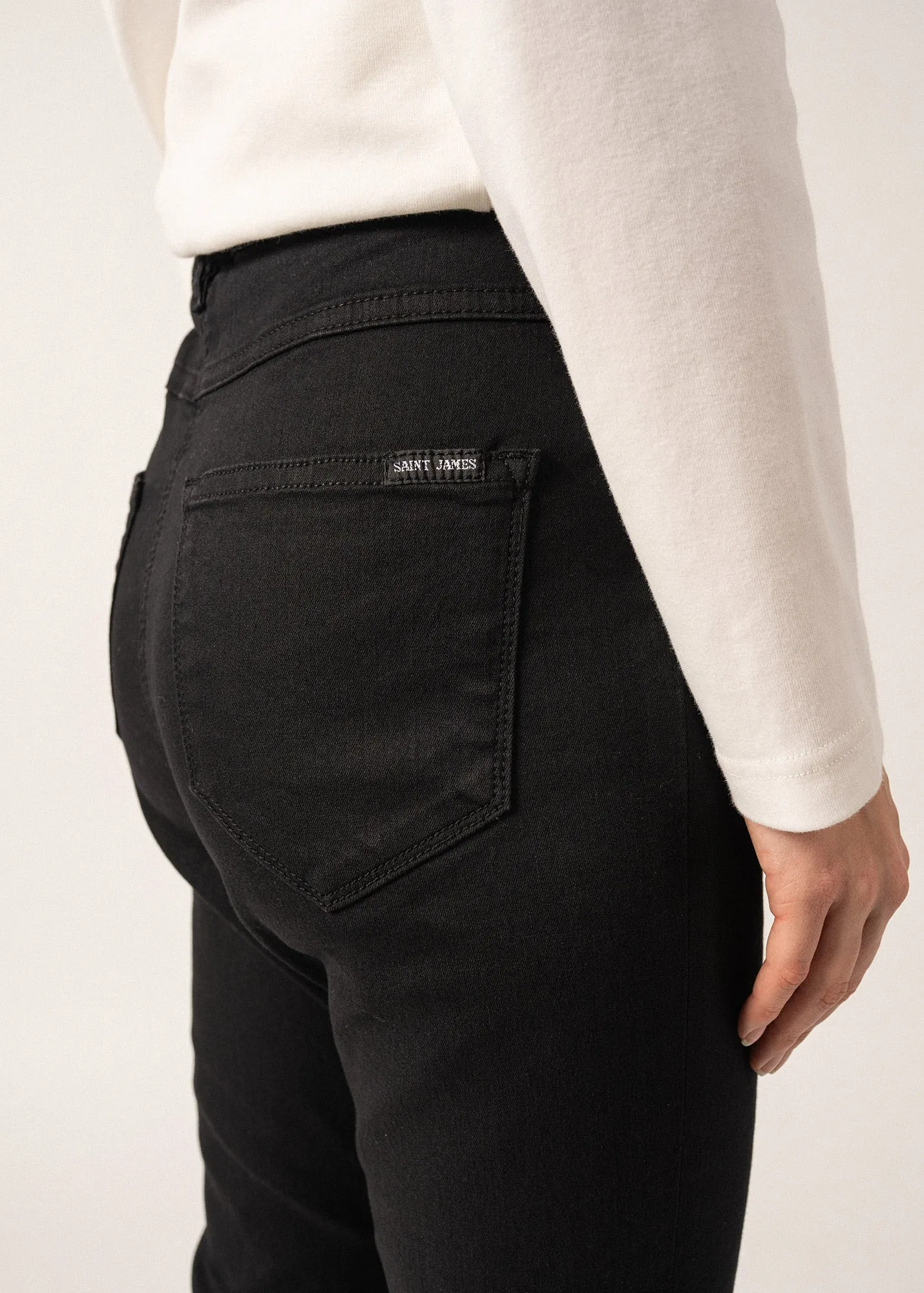 Olivia Cotton Jegging - in denim (NOIR)