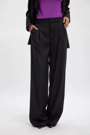 PAULA TROUSERS BLACK - GESTUZ