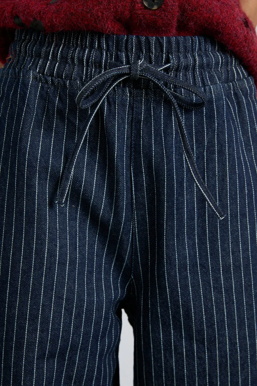 rafe jeans - navy pin stripe