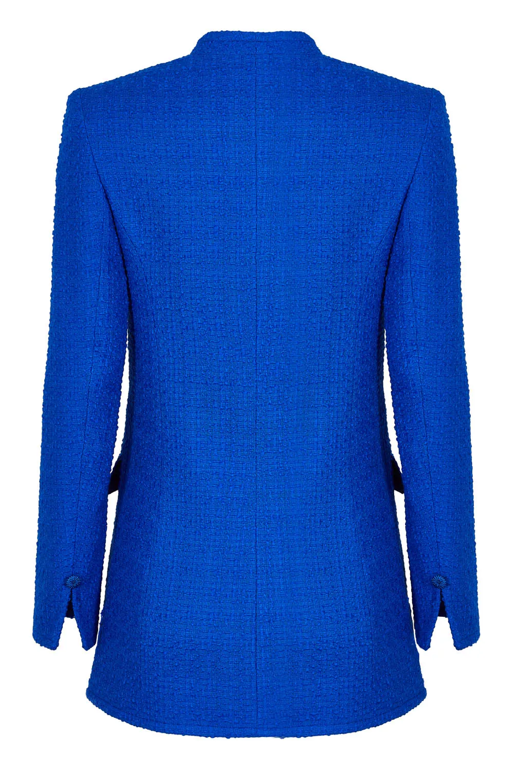 Royal Blue Tweed Jacket - Evelyn