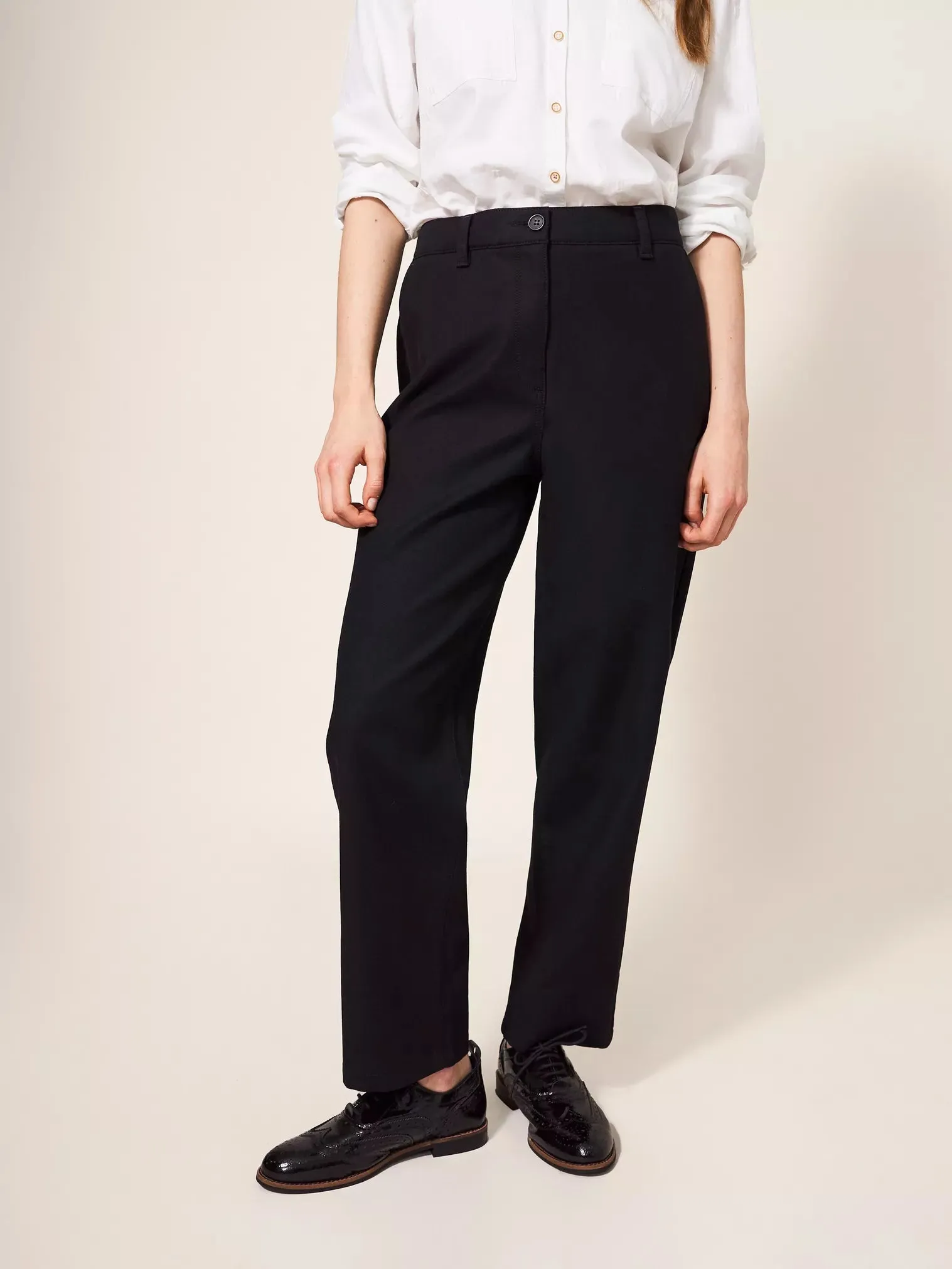 Savannah Stretch Trousers - Pure Black