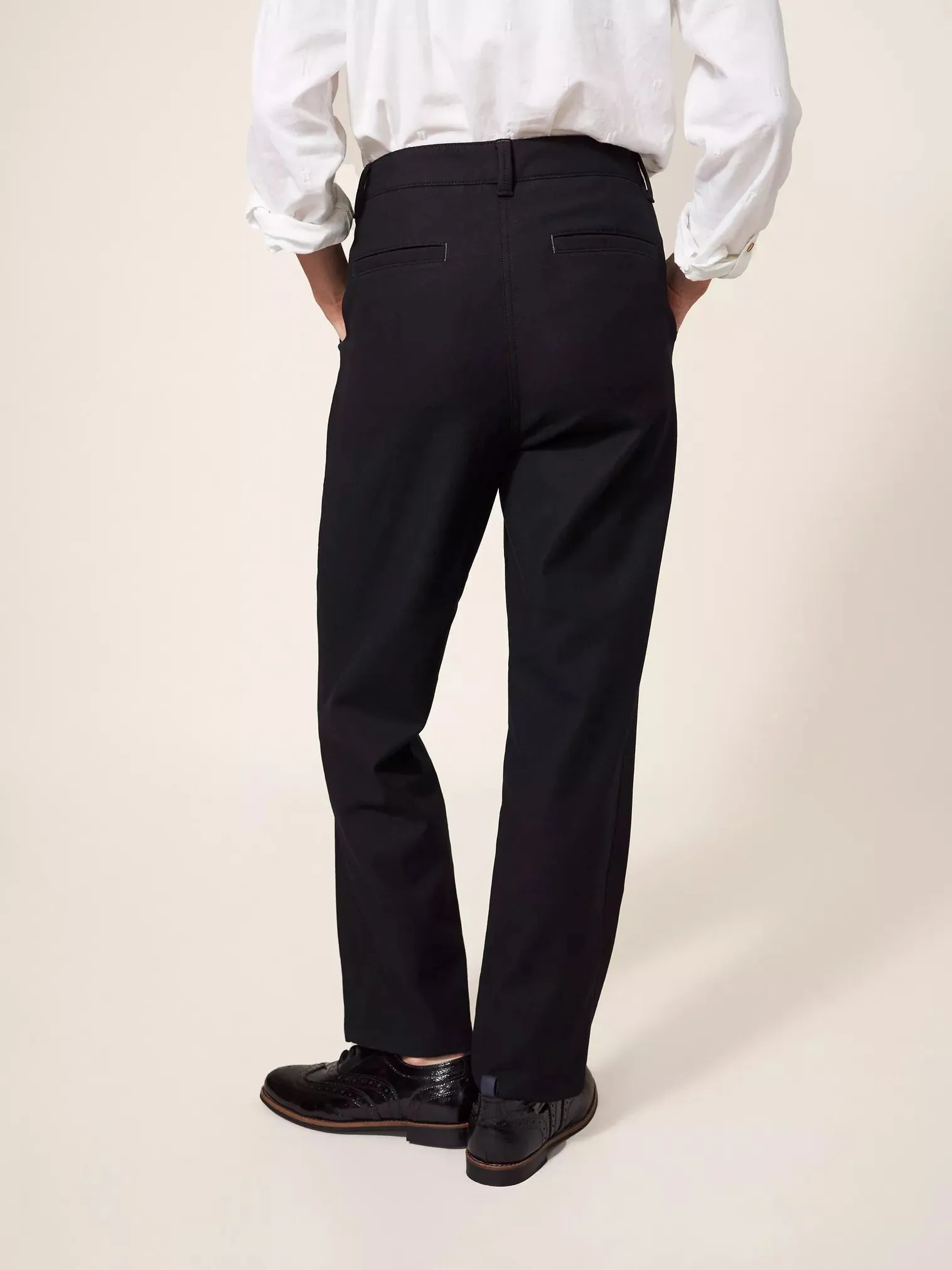 Savannah Stretch Trousers - Pure Black