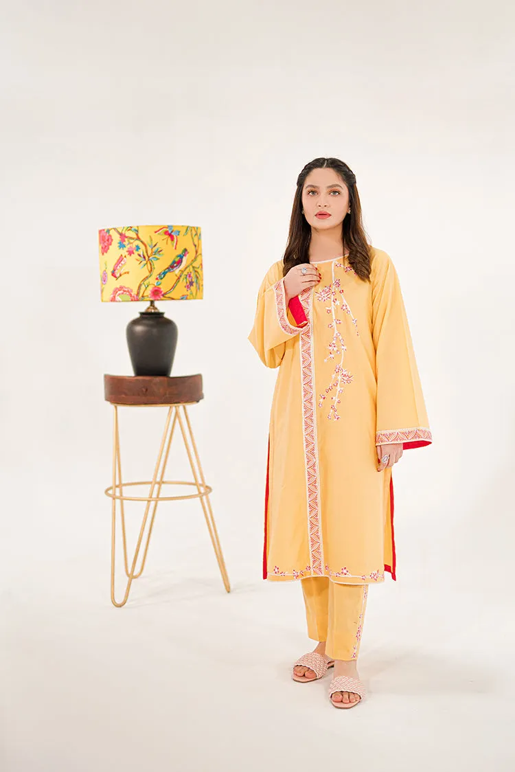 Shanyera - B6 - Sunny Mist Embroidered 2-PC Lawn Suit