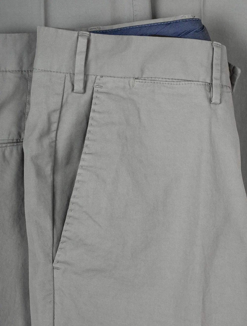 Stretch Cotton Chino Grey