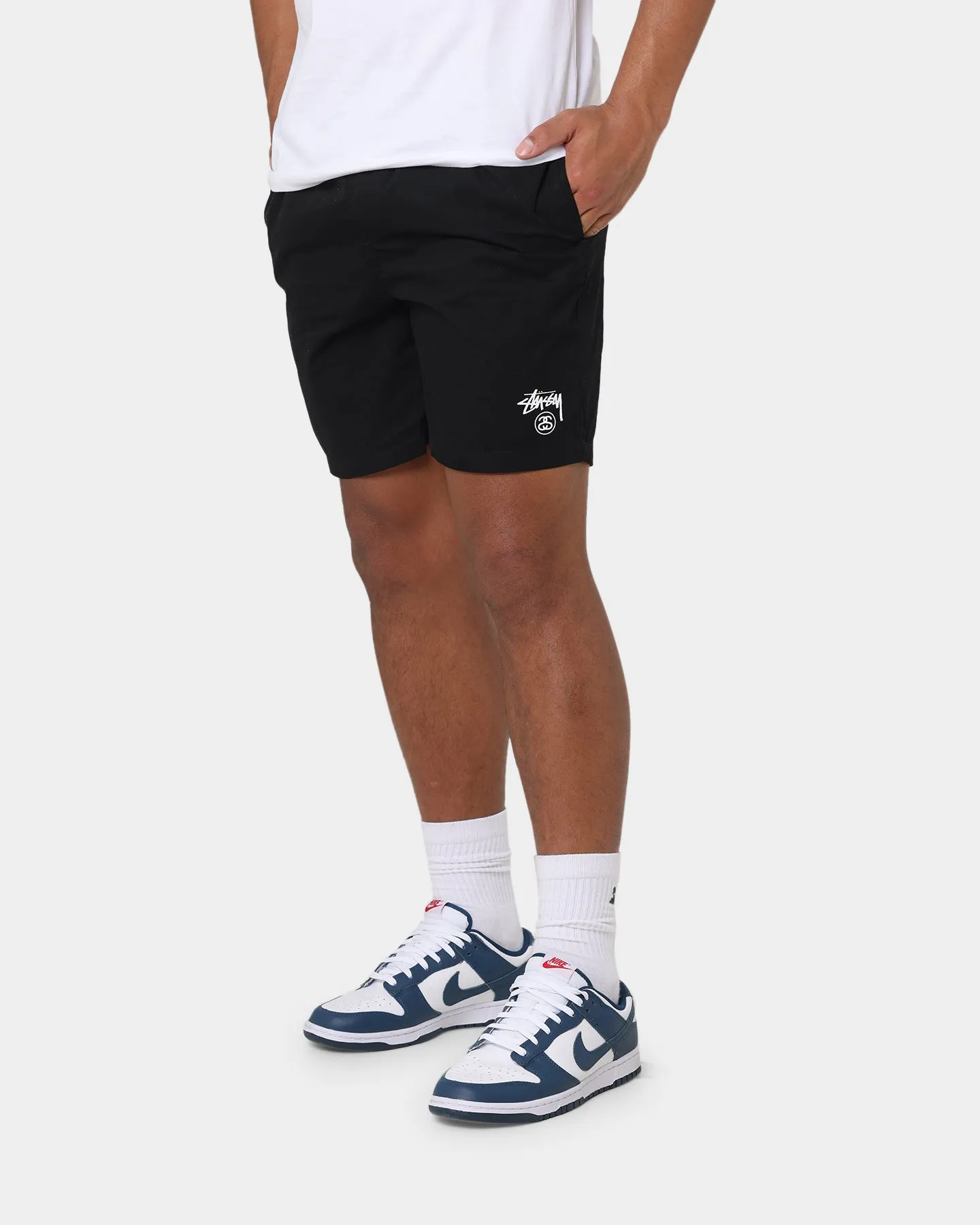 Stussy Basic Stock Beach Shorts Black