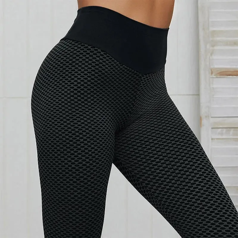 SVOKOR Dot Women Leggings High Waist Fitness Legging Push Up Ladies Seamless Workout Pants Female Leggins Mujer Polyester Casual