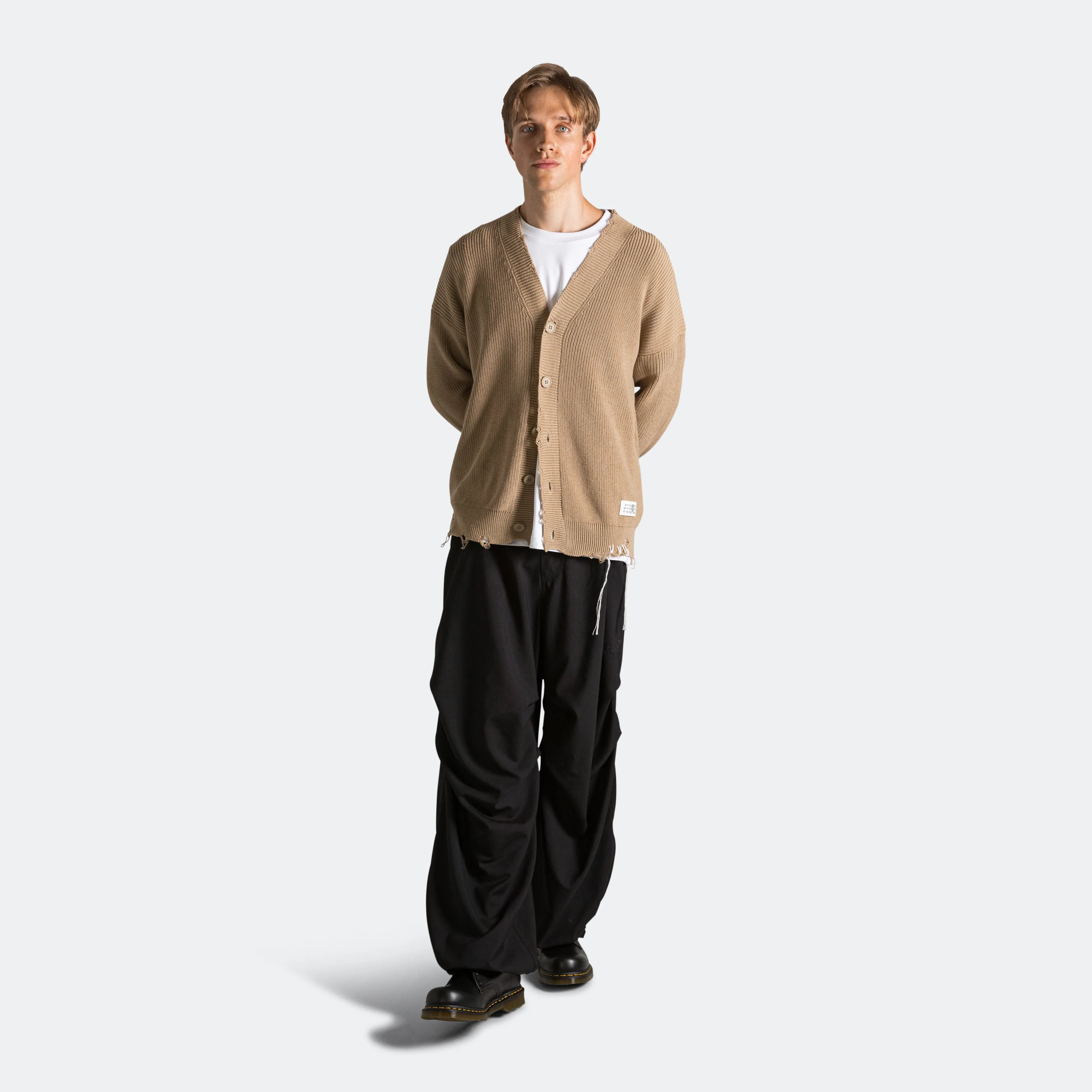 Virgin Wool Trousers - Black