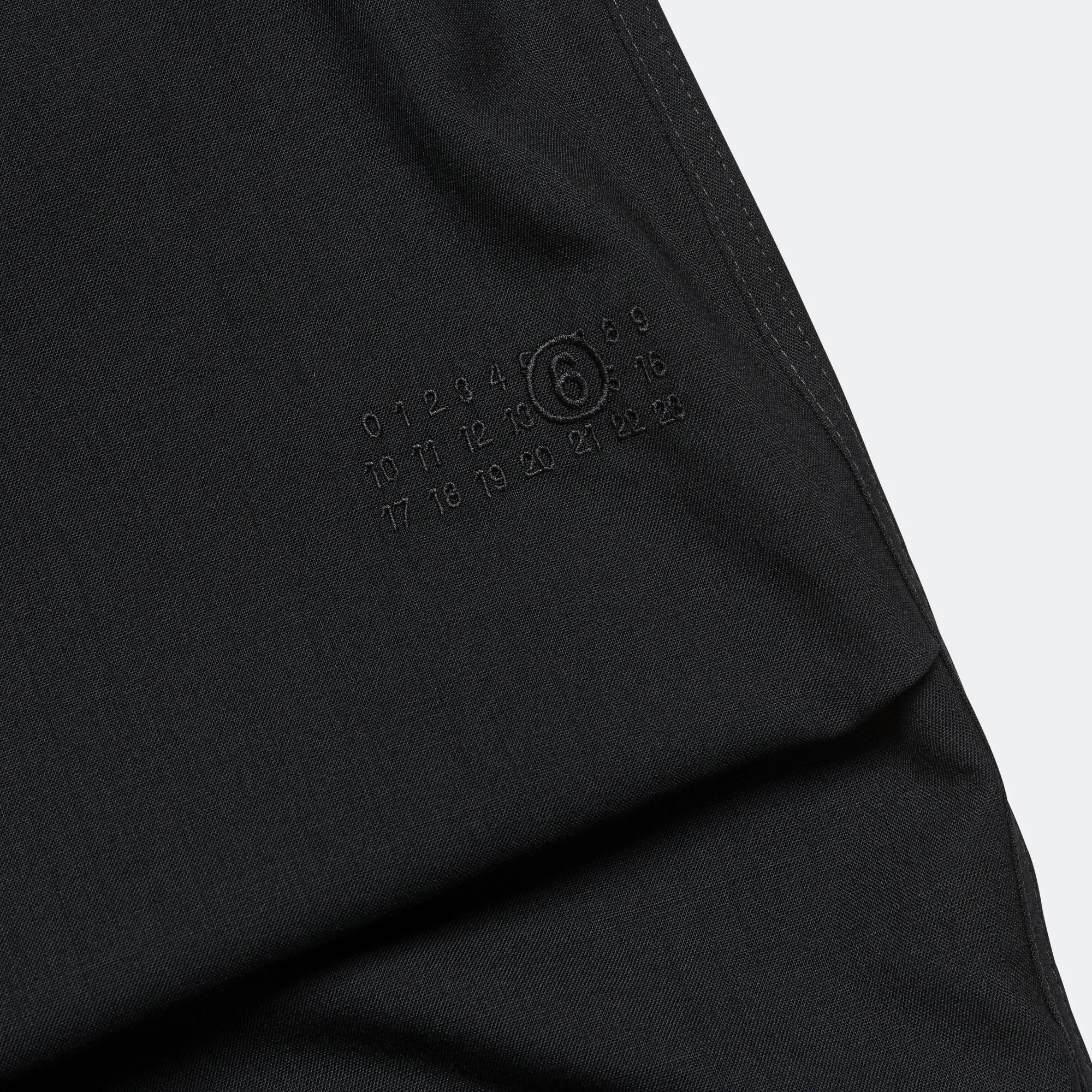 Virgin Wool Trousers - Black