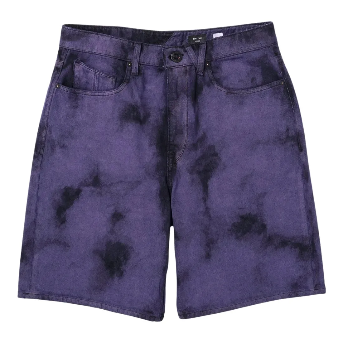 Volcom Billow Denim Shorts - Deep Purple