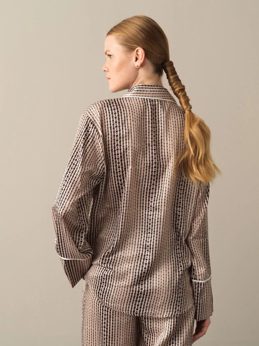 Wila Patterned Satin Shirt