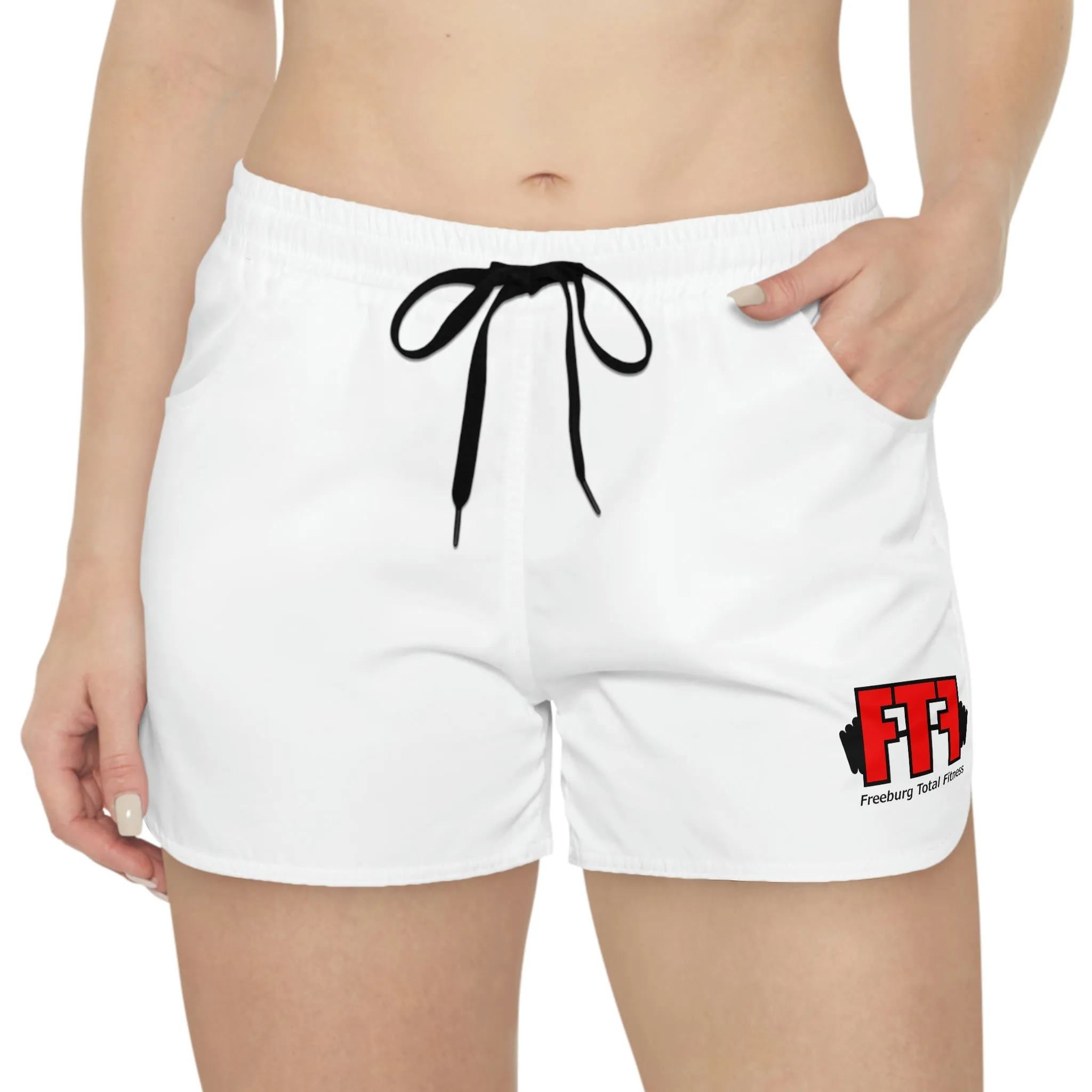 Women's FTF Shorts White/Red