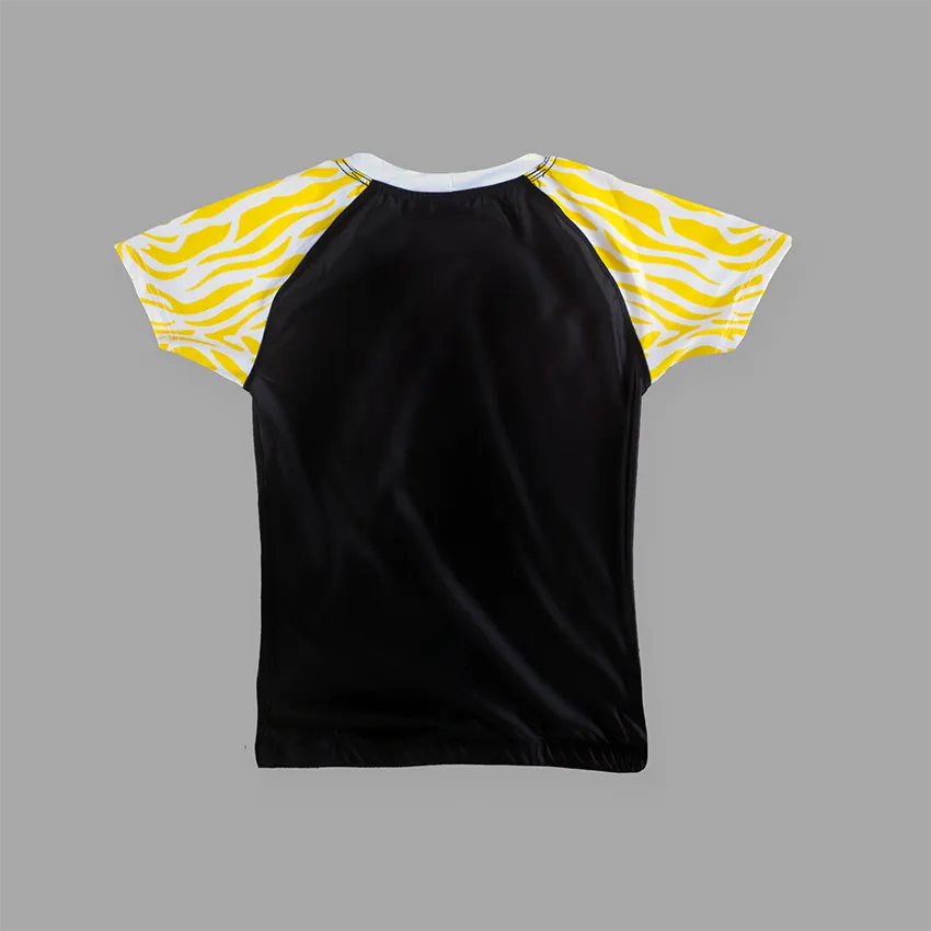 Zebra Kidz Ranked NoGi Set - Yellow - Short Sleeve